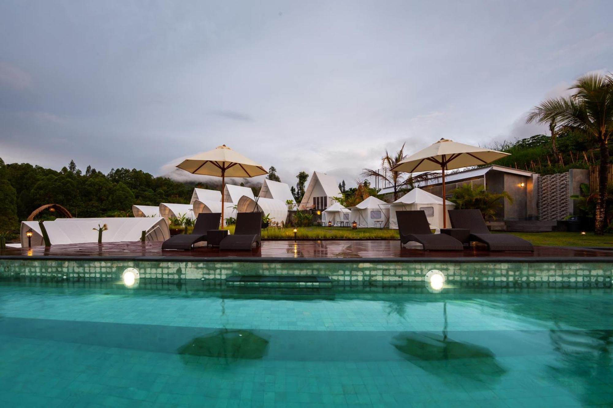 The Dewi Kintamani Luxury Glamping And Natural Hotspring Exteriér fotografie